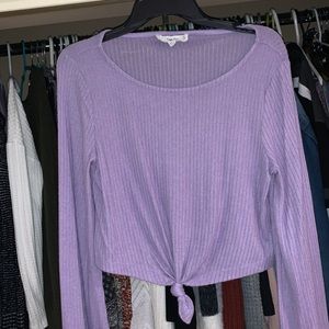 Purple Tied top